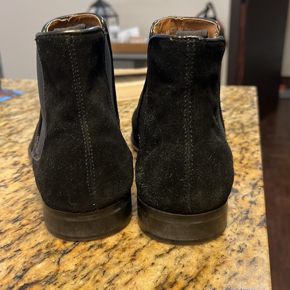Suede black Chelsea boots size 11 - Picture 4 of 4